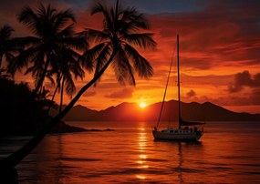 Poszter 59,4x42cm Trópusi Nyugat