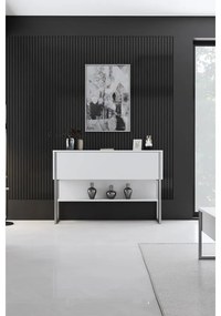 Komód Luxe - Silver, White