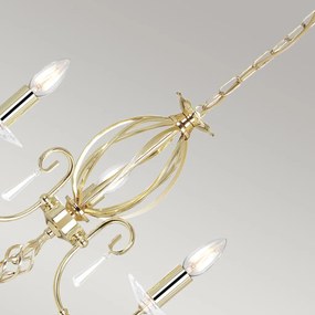 Elstead Lighting AEGEAN AG3-POL-BRASS Csillár 3x60W/E14