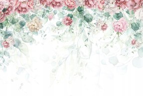Fotótapéta Virágok Levelek Természet Rózsa Nappali 254x184
