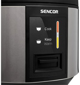 Sencor SRM 1890SS rizsfőző, rozsdamentes acélbólkészült