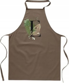 Konyhai Kötény bézs E Betűvel Evelin neve Eliza Erik Ela FA_377_b