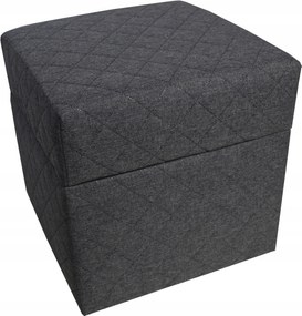 Négyzet Alakú Puff 40-ES Nyitható Sawana Lux steppelt