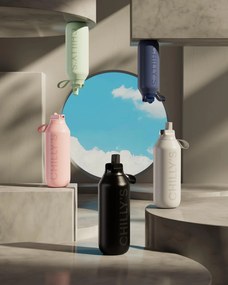 Termoláhev Chilly's Bottles - velrybí modrá 1000ml, edice Series 2 Flip