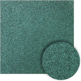 Gumiszőnyeg 50x50cm Sbr 15mm flexibilis felület zöld üveg