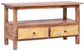 tömör újrahasznosított fa TV-szekrény 90 x 40 x 50 cm