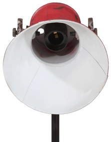 kopott piros állólámpa 25 W 35x35x65/95 cm E27