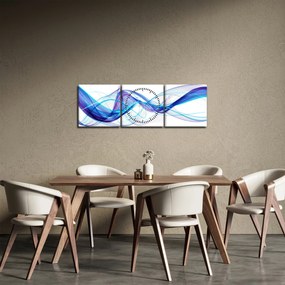 Az absztrakció képe (órával) (90x30 cm)
