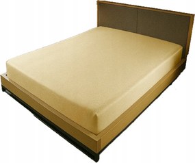 Gumis Jersey Lepedő 100X200 Ecru