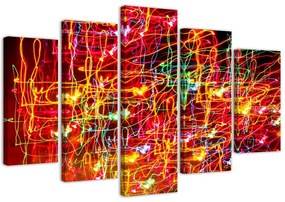 Gario Vászonkép Városi fények - 5 részes Méret: 100 x 70 cm