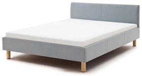 Kékesszürke kárpitozott egyszemélyes ágy 120x200 cm Lena – Meise Möbel