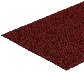 30 db piros lépcsőszőnyeg öntapadós téglalap alakú 76x20 cm