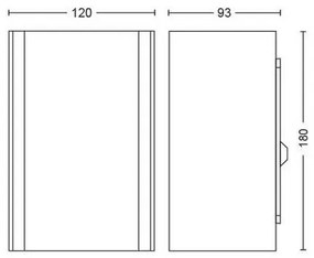Philips 17464/47/P7 - LED RGB Kültéri lámpa Hue RESONATE 2xLED/8W/230V IP44
