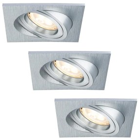 Paulmann Paulmann 92619 - KÉSZLET 3x LED Beépíthető lámpa PREMIUM LINE 1xGU10-LED/4W/230V BA0177