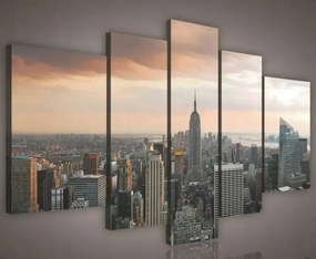 Vászonkép 170x100 New York panoráma felhőkarcolók Empire State Building