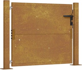 vidaXL Corten acél kerti kapu 100x75 cm