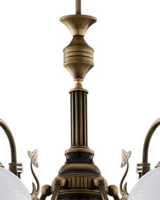 BRILAGI - Rúdon függő csillár TAURUS 5xE27/15W/230V átmérő 70 cm bronz
