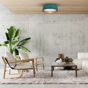 LED Mennyezeti lámpa RONDO LED/18W/230V zöld