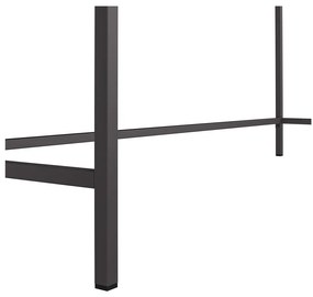 Íróasztal tölgyfa dekoros asztallappal 51x153 cm Bradford – Støraa