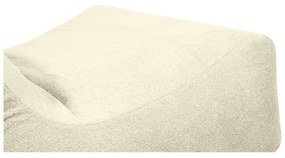 Krémszínű buklé babzsákfotel Lounge 100 – SLOWDOWN