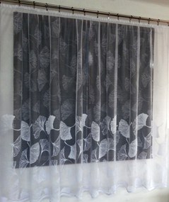 Mg Függöny 618/383 Fehér 300X180 kész szalaggal