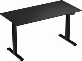 Elektromosan állítható magasságú íróasztal 138x67cm fekete / fekete | LVN System Control Flex+
