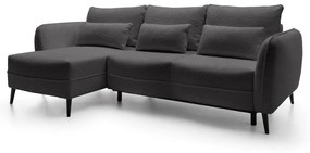 Sarokkanapé Eilish (B) (szürke + fekete) . 1100288