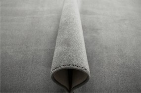 Szürke Sűrű Puha Szőnyeg Modern Nappaliba Luxus Bounty 150x300 cm