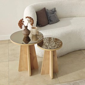 Luna - Bronze, Sapphire Oak
