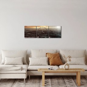 Tenger képe (órával) (90x30 cm)
