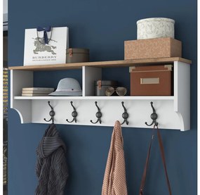 Fali fogas RANI 120x37,2 cm fehér/beige