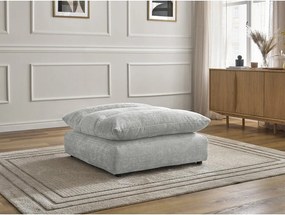 Világosszürke zsenília lábtartó Neil – Bobochic Paris