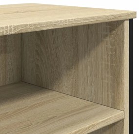 sonoma tölgy színű szerelt fa tálalóasztal 101 x 35,5 x 74,5 cm