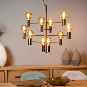 Lucide 21421/10/30 - LEANNE kábeles függőlámpa 10xE27/40W/230V