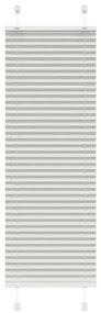 pliszírozott redőny világosszürke 40x100 cm szövetszélesség