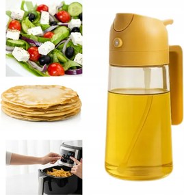 Permetező Polip Ecet Olaj Adagoló 450 ML Yellow