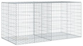 horganyzott vas gabion kosár fedéllel 200 x 100 x 100 cm
