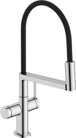 Hansgrohe Talis Select M54 PowderSpray mosogató csaptelep forgó karral, 2 áram króm 72861000