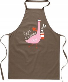 Kötény Nyomtatott vicces konyhaI Kávé Idő Liba Női