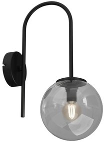 Luminex Fali lámpa CAMBRIDGE 1xE14/60W/230V fekete LU3695