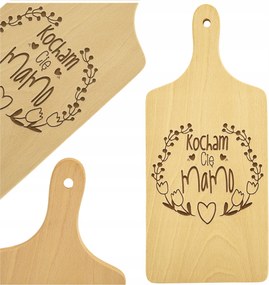 Fa Vágódeszka Gravírozással Szeretlek Anya Ajándék Anyák Napja