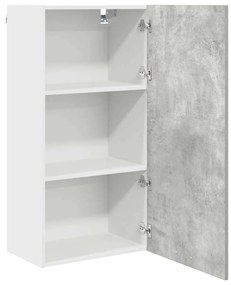 Függő szekrény Riga Beton szürke és fehér 50 x 31 x 100 cm