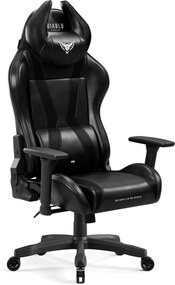 Gamer szék műbőr King Size, fekete: Diablo X-Horn 2.0
