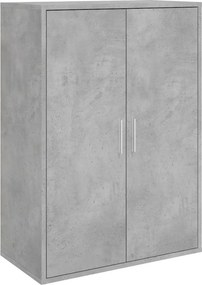 vidaXL betonszürke szerelt fa tálalószekrény 60 x 31 x 84 cm