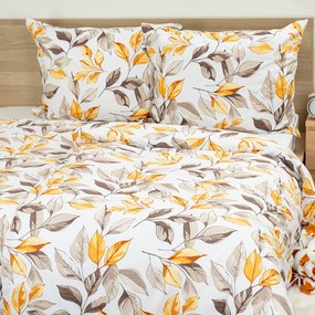 4Home Autumn Leaves pamut ágyneműhuzat, 140 x 200 cm, 70 x 90 cm