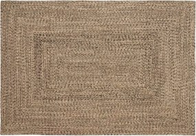 vidaXL Területszőnyegek Természetes és fekete 120 x 170 cm Juta
