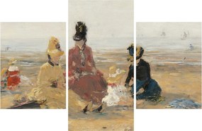 Kép - Eugène Boudin, On the Beach, Trouville, reprodukciók (90x60 cm)