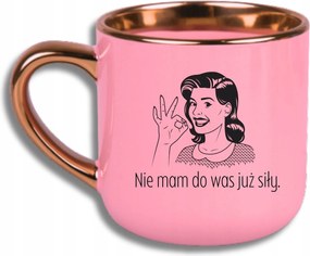 Bögre Rózsaszín Elegant Nagy Már Nincs Erőm Hozzátok.