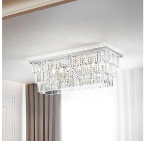 Ideal Lux - Mennyezeti lámpa MARTINEZ 8xE14/40W/230V