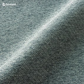 Zöld-kék kárpitozott franciaágy tárolóhellyel ágyráccsal 180x200 cm Frieda – Meise Möbel
